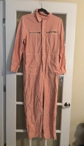 Mono vaquero rosa bebé Madewell con cremallera talla mediana - Imagen 1 de 3