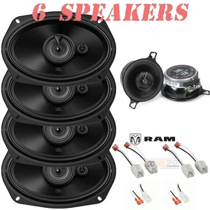 JBL 6" x 9" Front-Rear Door Speakers & 3.5" Dash for 2019-2025 RAM 1500 Classic - Picture 1 of 9