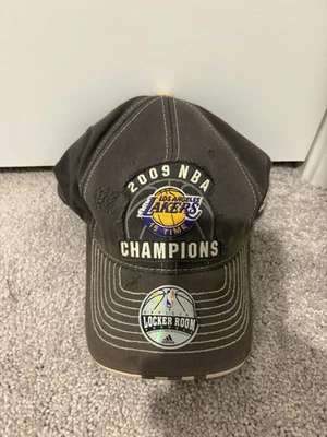 Los Angeles LA Lakers 2009 Campeonato NBA Kobe Bryant Vestuario Flex Gorra Gorra Foto 1 de 4