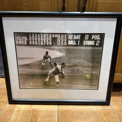 DON LARSEN  SIGNED 16X20 PHOTO YANKEES "10-8-56"  Perfect Game - Coa - Image 1 of 4