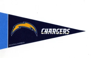 Vintage Rico/Tag Express NFL Los Angeles Chargers 9-INCHES Pennant - Picture 1 of 1