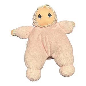 Dakin Precious Moments Pink Terry Cloth Girl Doll Plush Vintage 1995 - Picture 1 of 4
