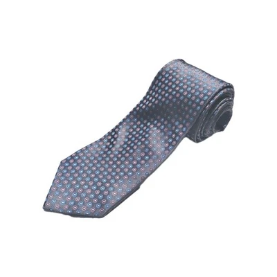  CORBATA HOMBRE STAFFORD 100% SEDA GRIS/AZUL BEBÉ/ROSA LUNARES 3,25 X 62 Foto 1 de 4
