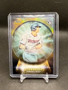 2021 Stadium Club Chrome ALEX KIRILLOFF RC Rookie Crystal Ball Gold /50 #CB-9 - Picture 1 of 2