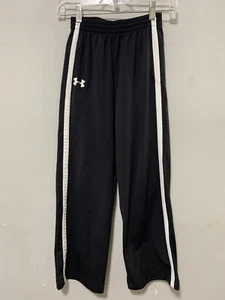 Under Armour Youth Large Black Athletic Pants Girls 10.5" Waist w/ Pockets - Picture 1 of 6