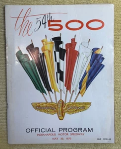 Vintage The 54th Indianapolis 500 Offical Race Speedway Prorgram May 30th 1970 - Picture 1 of 2