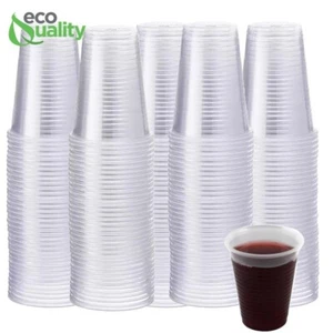 3oz Translucent Plastic Cups, Party Disposable Clear Cold Drinking Cups 1500pcs - Picture 1 of 7
