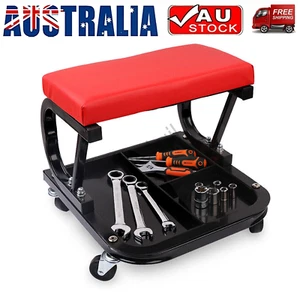 Rolling Creeper Seat Mechanic Stool Chair Repair Tools Tray Shop Auto Car Garage - Picture 1 of 8