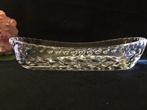 WATERFORD Crystal GIFTWARE pattern Celery/Relish Dish 9 1/2” Ireland - Picture 1 of 2