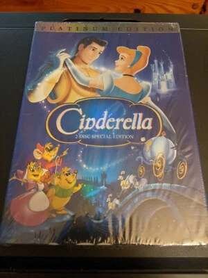 BRAND NEW - Cinderella - Disney - DVD - 2 Disc Set  Special Edition DVD Platinum Foto 1 de 2