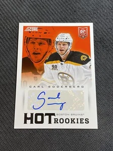 2013-14 PANINI SCORE CARL SODERBERG HOT ROOKIE SIGNATURE AUTO #725 - Picture 1 of 2