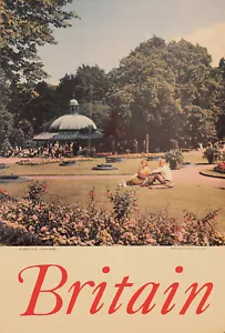 British Travel Poster Vintage 1950's Original Harrogate, Yorkshire - Picture 1 of 1