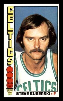 Steve Kuberski #54 1976-77 Topps Basketball Boston Celtics NM Set Break          - Image 1 of 2