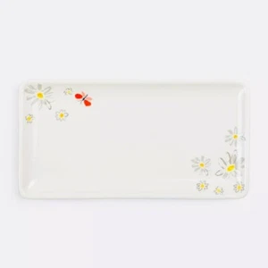 Kate Spade Dahlia Bathroom Vanity Tray Trinkets Jewelry Floral Retro Shabby Chic - Picture 1 of 1