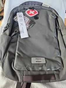 Zaino per laptop Swissgear 18,5" grigio scuro borsa elettronica nuovo con etichette - Foto 1 di 6