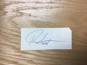 Ron Santo Chicago Cubs Autograph on Paper - Picture 1 of 2