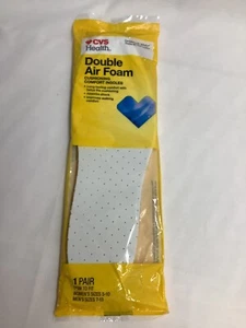 CVS Health Doppelluftschaum Kissen Komfort Einlegesohlen 1 Paar Unisex EES230711/WTD - Bild 1 von 3