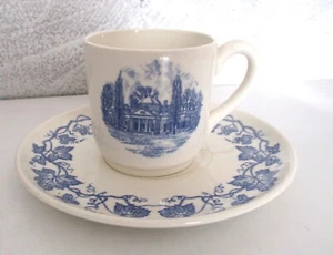 Monticello Teetasse Untertasse Demitasse Stil Wedgwood Ertruria Home Thomas Jefferson - Bild 1 von 5