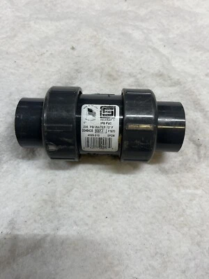 HD 235 PSI Spears 1” Sch 80 PVC True Union Ball Check Valve EPDM O-Rings - Image 1 of 4
