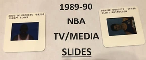 NBA BASKETBALL 1989-90 TV MEDIA SLIDES $1.99 Each YOU PICK! - Picture 1 of 2