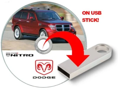 Dodge Nitro (KA) 2007-2011 per tutti i sistemi Win/Mac su Pen USB - Immagine 1 di 4