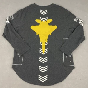 Been Trill Shirt Erwachsene mittelgrau Fighter Jet Langarm Squad Division 13 - Bild 1 von 19