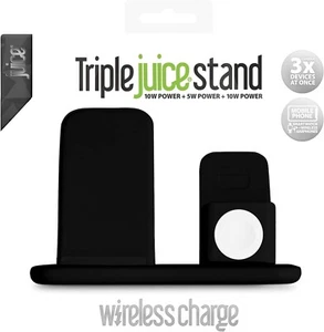 Dock di Ricarica Wireless per iPhone e Apple Watch 3 in 1 18W Triplo Succo Supporto - Foto 1 di 9