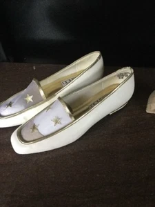 Amanda Damen-Loafer Sommer durchsichtig Sterne Größe 9,5 Resortkleidung - Bild 1 von 6