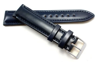 20mm XS HORWEEN GENUINE SHELL CORDOVAN Deutscher Hersteller Graf Uhrenarmband - Bild 1 von 4