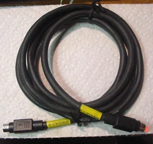 1 NOS S-Video Male High Quality 75 Ohm 6ft 4 Pin - SVideo SVHS HDTV VCR - Picture 1 of 5