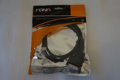 Mini HDMI to DVI Cable 60cm Male to Male Gold Plated Black PVC Jacket - Image 1 of 4