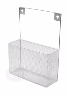 YBM Home Mesh Silber Wandhalterung Speisekammer Caddy, Wickelregal 10,5 x 14,5 x 4 #1154 - Bild 1 von 4