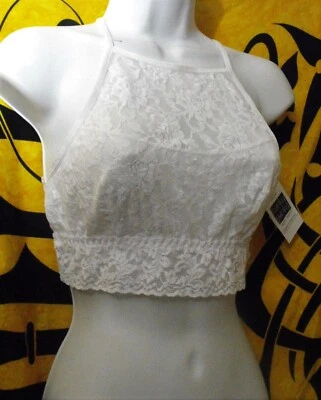 NEW HANKY PANKY ALI 487961 MADE IN USA LACE CROP TOP BRALETTE S - Image 1 of 2