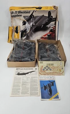 OPEN BOX SR-71 Blackbird Spyplane 584 1:48 Scale Model Airplane Kit Unbuilt - Image 1 of 4