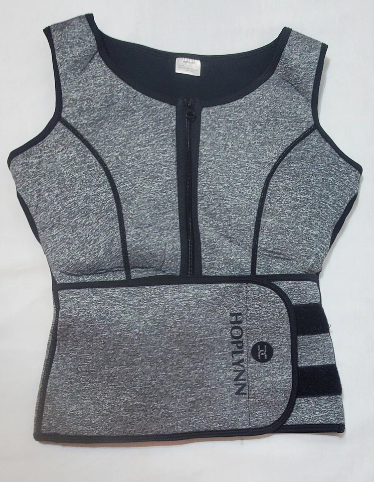 Hoplynn Entrenador de Cintura / Slimmer y Chaleco Gris - Mujer Mediano Foto 1 de 4