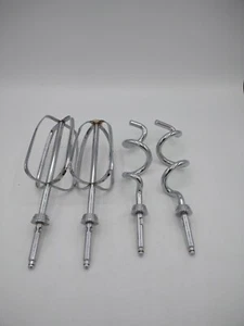Vtg Oster Regency Kitchen Center Replacement Parts Mixer Dough Hooks & Beaters - Picture 1 of 9