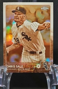 2015 TOPPS CHROME Baseball - SEPIA REFRACTOR - Chris Sale NM-MT - Picture 1 of 2