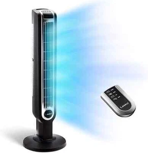 Lasko Oscillating Tower Fan 36" 3 Speeds Timer Remote Control for Home Office - Picture 1 of 9