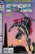 DC (1994) STEEL #6 - July - "Worlds Collide 5: Heavy Metal!" -- 7.5 VF-