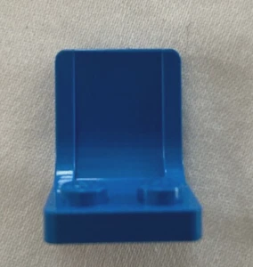 Lego Minifigure Blu Sedia/Sedile Pezzo 2x2 (1pz) - Parte Vintage #4079 - Foto 1 di 5