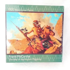 Ceaco Frank McCarthy 1000 Peice Puzzle The Way Of The Ancient Migration 2002 - Picture 1 of 8