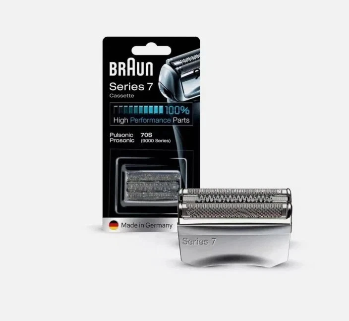 Original Braun 70S Scherkopf Series 7 Silber Ersatzkopf kompatibel Rasierer DE