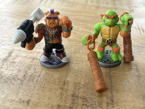 Akedo Teenage Mutant Ninja Turtles Michelangelo & Bebop Battling Warriors - Bild 1 von 3