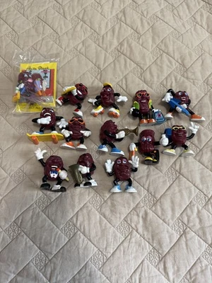 Vintage 1980s California Raisins Hardee's Toys Set Of 13 - Image 1 of 3