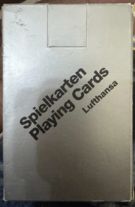 Vintage Lufthansa Airlines Playing Cards Sealed Deck Aviation Collectible - Picture 1 of 2