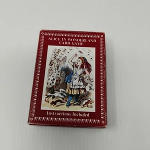 ALICE NEL PAESE DELLE MERAVIGLIE gioco di carte 1993 Shackman & Co John Tenniel illustrazioni - Foto 1 di 6