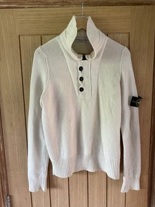 Stone Island 2009 Knit 1/4 Quarter Zip Sweatshirt Jumper Size Small - Picture 1 of 9
