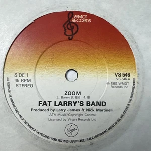 FAT LARRYS BAND - ZOOM 7" Vinyl Single N.Mint - Picture 1 of 2