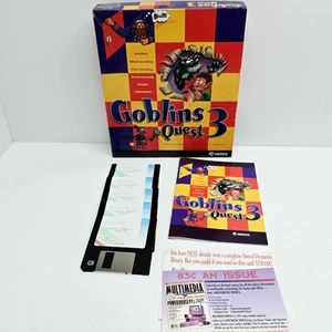 Goblin's Quest 3 MS-DOS 1994 Big Box Gioco per PC - Vintage - (FLOPPY 3 1/2") - Foto 1 di 6