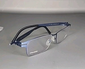 OVVO Optics 2857 Blue Handmade Titanium Eyeglass Frame 53/15/140 - Picture 1 of 9
